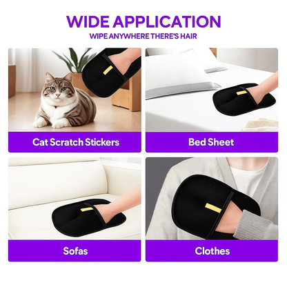 Reusable Pet Hair Removal Gloves